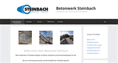 Desktop Screenshot of betonwerk-steinbach.de