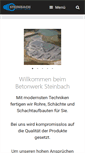 Mobile Screenshot of betonwerk-steinbach.de